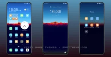 Volcanic Tower EMUI Theme