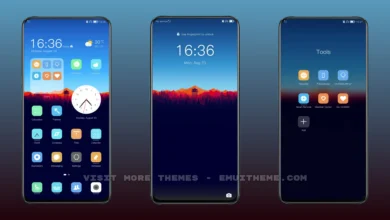 Volcanic Tower EMUI Theme