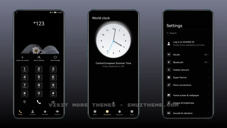 Black Out EMUI Theme