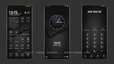 Business Dark V2 EMUI Theme