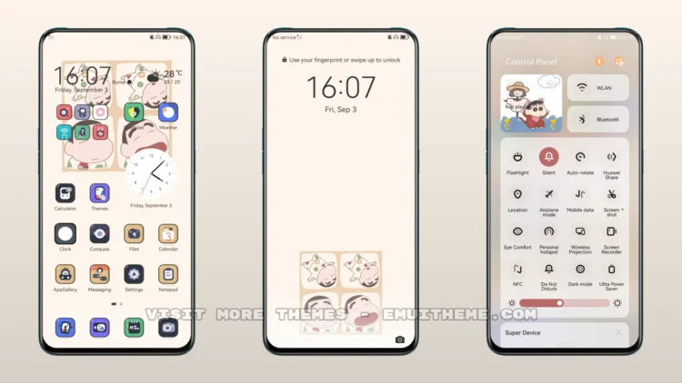 Crayon Shin-Chan v6 EMUI Theme
