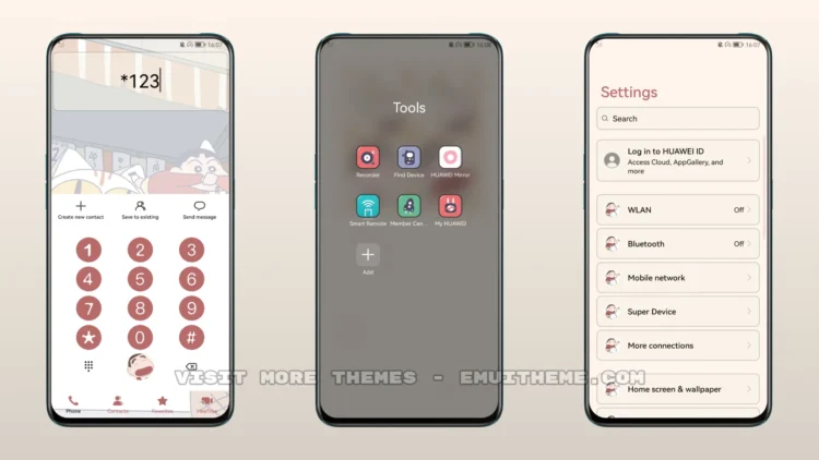 Crayon Shin-Chan v6 EMUI Theme