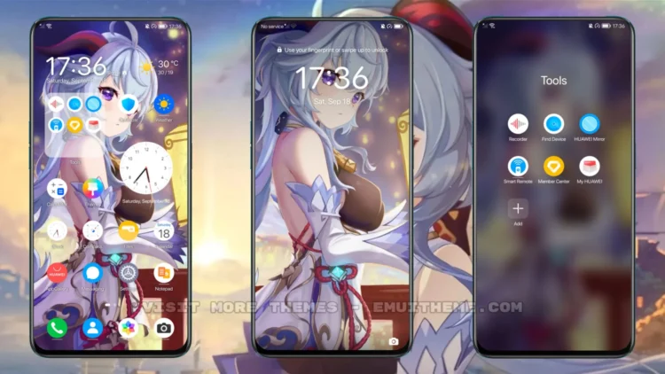 Genshin Impact - Ganyu EMUI Theme