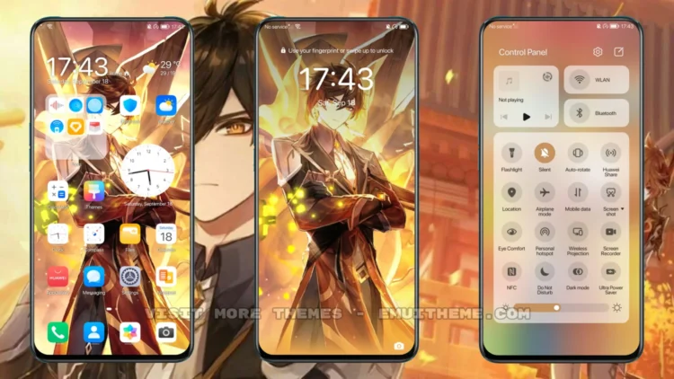 Genshin Impact - Zhongli EMUI Theme