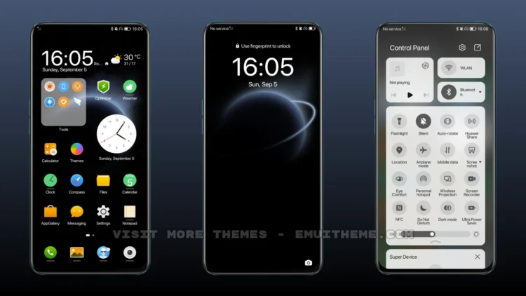 Gray Star EMUI Theme