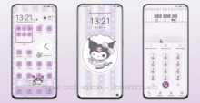 Kuromi v12 EMUI Theme