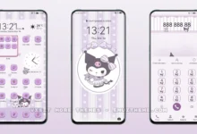 Kuromi v12 EMUI Theme