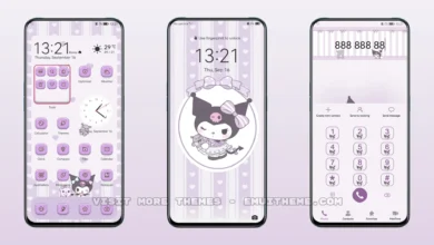 Kuromi v12 EMUI Theme