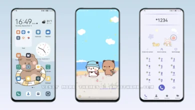 Milk and Mocha Bear v5 EMUI Theme
