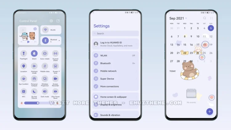 Milk and Mocha Bear v5 EMUI Theme