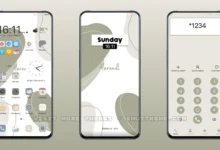 Morandi Green EMUI Theme