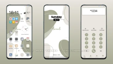 Morandi Green EMUI Theme