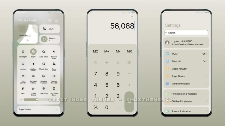 Morandi Green EMUI Theme