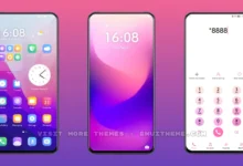 Neon Light EMUI Theme