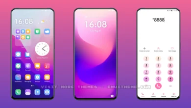 Neon Light EMUI Theme