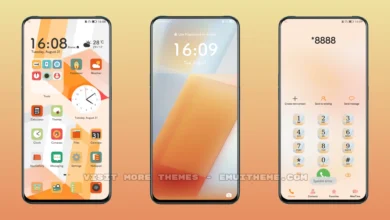 Orange Fang EMUI Theme