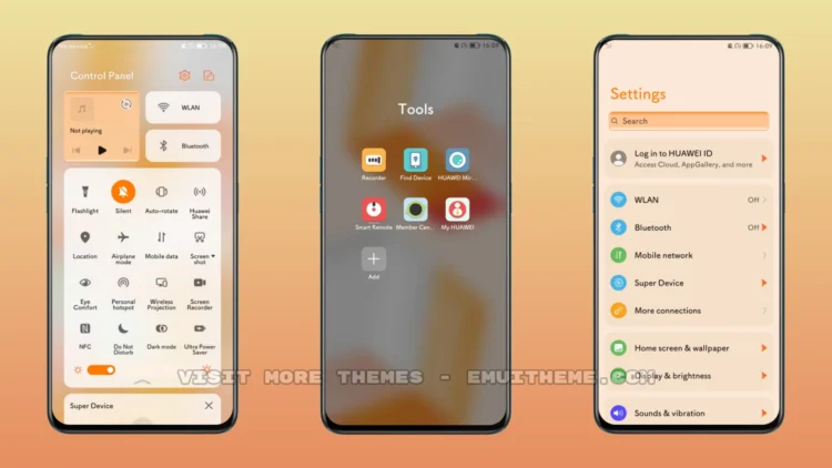 Orange Fang EMUI Theme