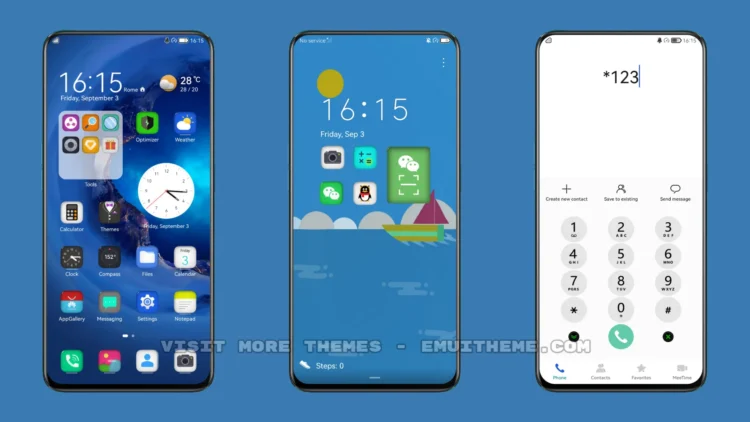 Sail 3D EMUI Theme