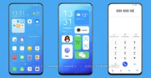 Shinning Blue EMUI Theme