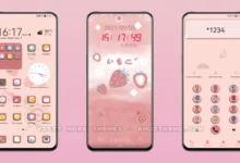 Strawberry for You EMUI Theme