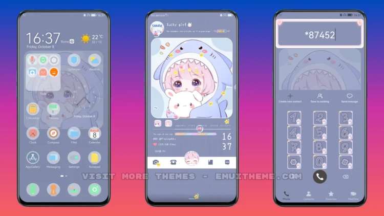 Baby Shark EMUI Theme