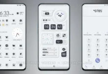 Black White EMUI Theme