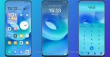 Blue Geometry EMUI Theme