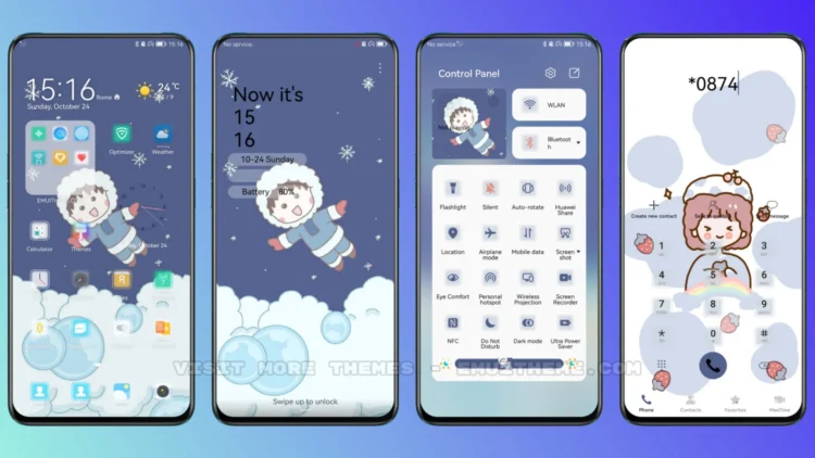 Chibi Maruko-chan v2 EMUI Theme