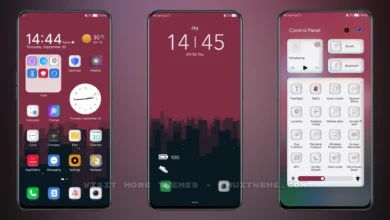 City Red EMUI Theme