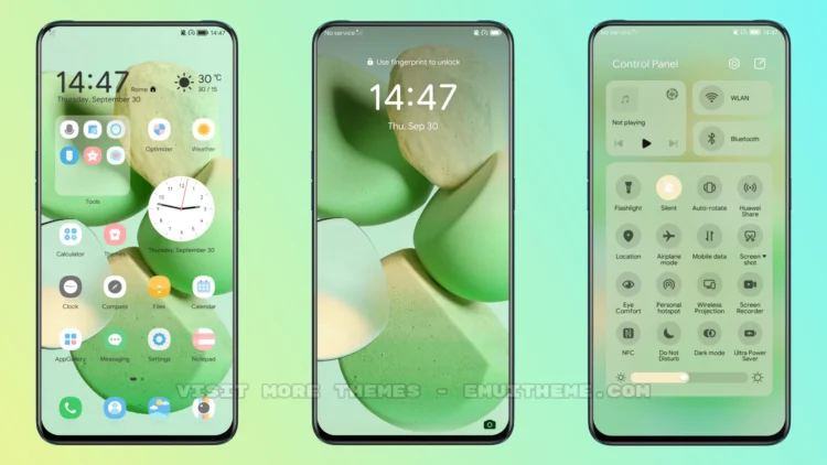 Civi Green EMUI Theme