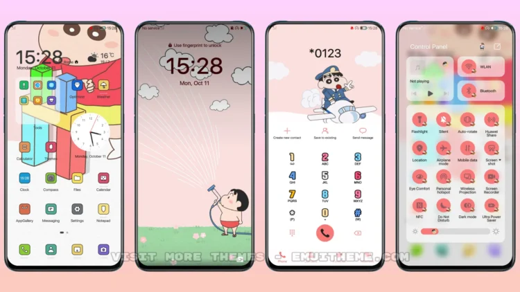 Crayon Shin-Chan v8 EMUI Theme