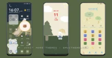 Cute Bear v6 EMUI Theme