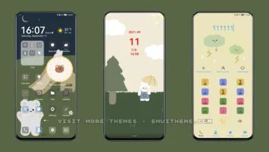 Cute Bear v6 EMUI Theme