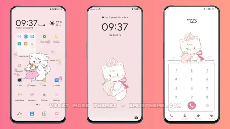 Cute Cat EMUI Theme