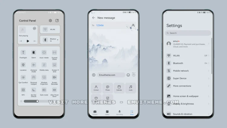 Cyan Peak EMUI Theme