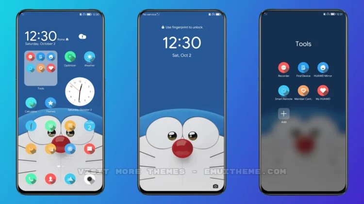Doraemon v10 EMUI Theme