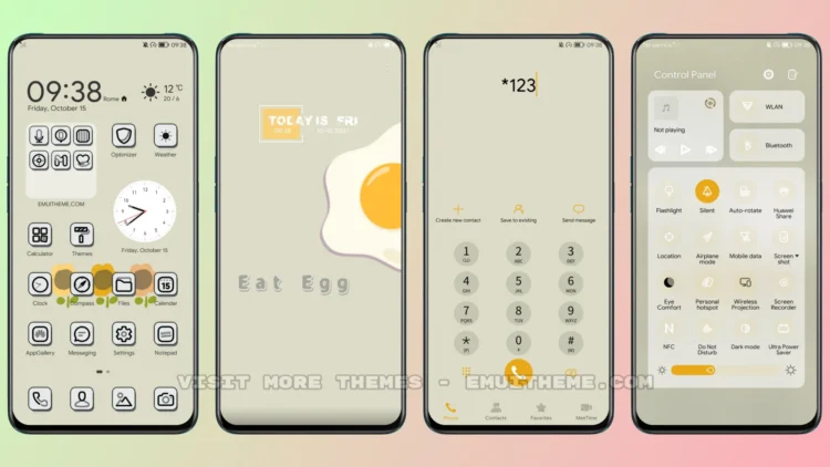 Eat Egg EMUI Theme