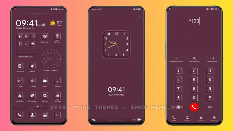 Forbidden Red EMUI Theme