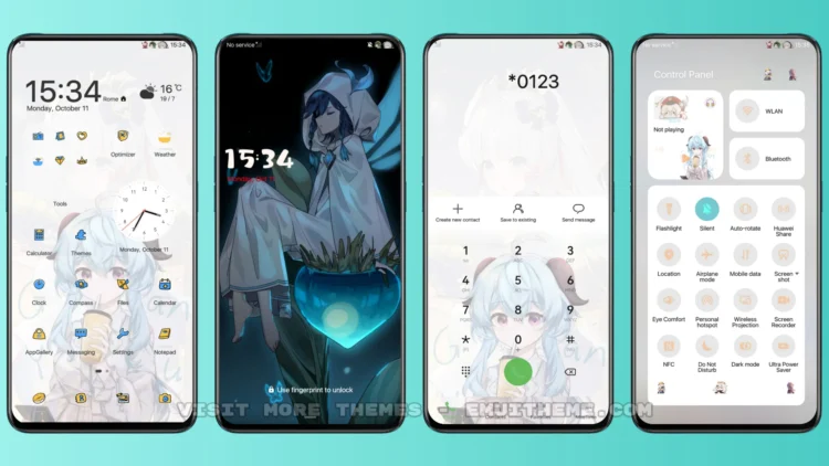 Genshin Impact - Ganyu EMUI Theme