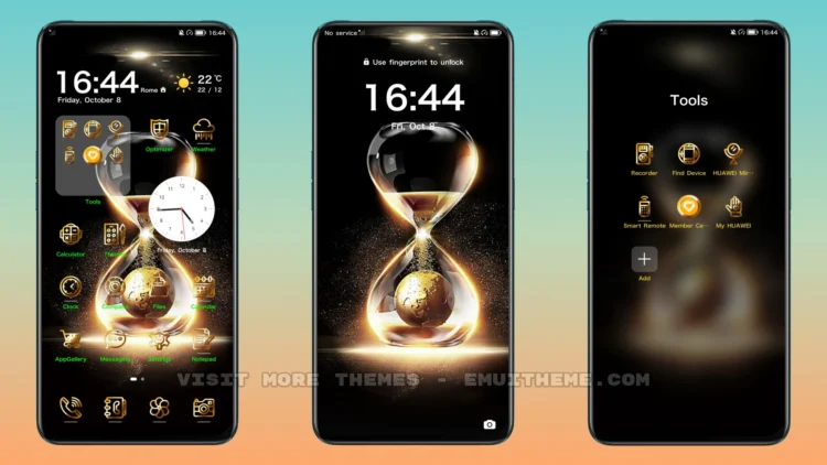 Gold-Time EMUI Theme