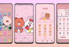 Hello Kitty X Line friends EMUI Theme