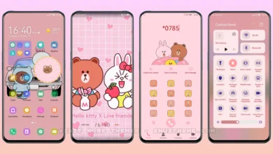 Hello Kitty X Line friends EMUI Theme