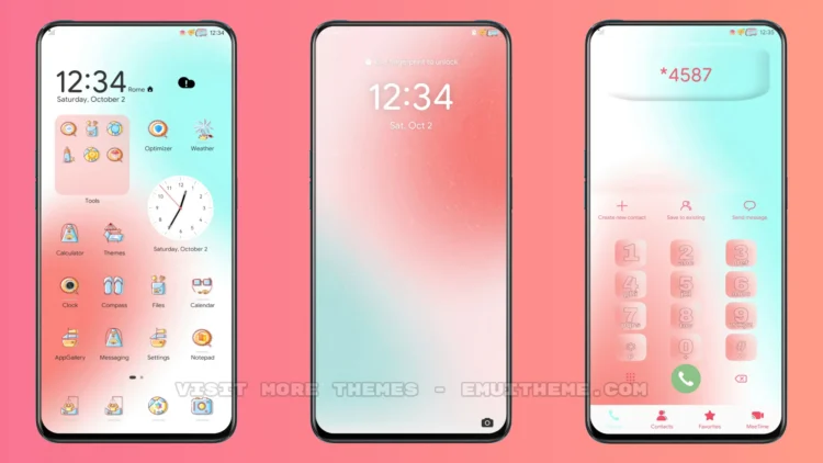 Joy Beach EMUI Theme