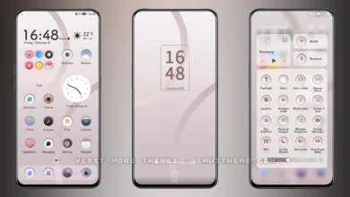 Light Grayish Red EMUI Theme