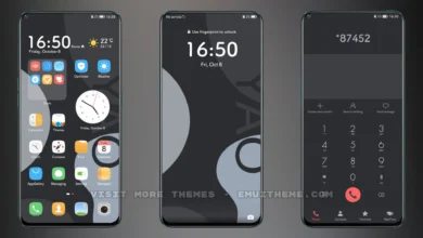 Melancholy Blues EMUI Theme