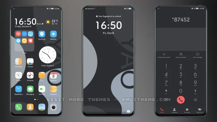Melancholy Blues EMUI Theme
