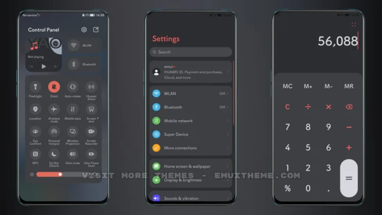 Melancholy Blues EMUI Theme