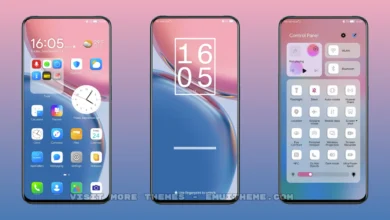 Minimal Purple EMUI Theme