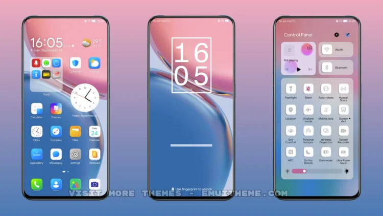 Minimal Purple EMUI Theme