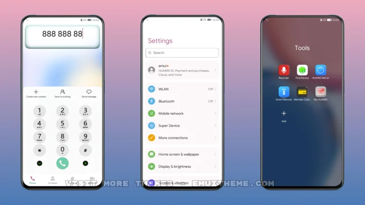 Minimal Purple EMUI Theme